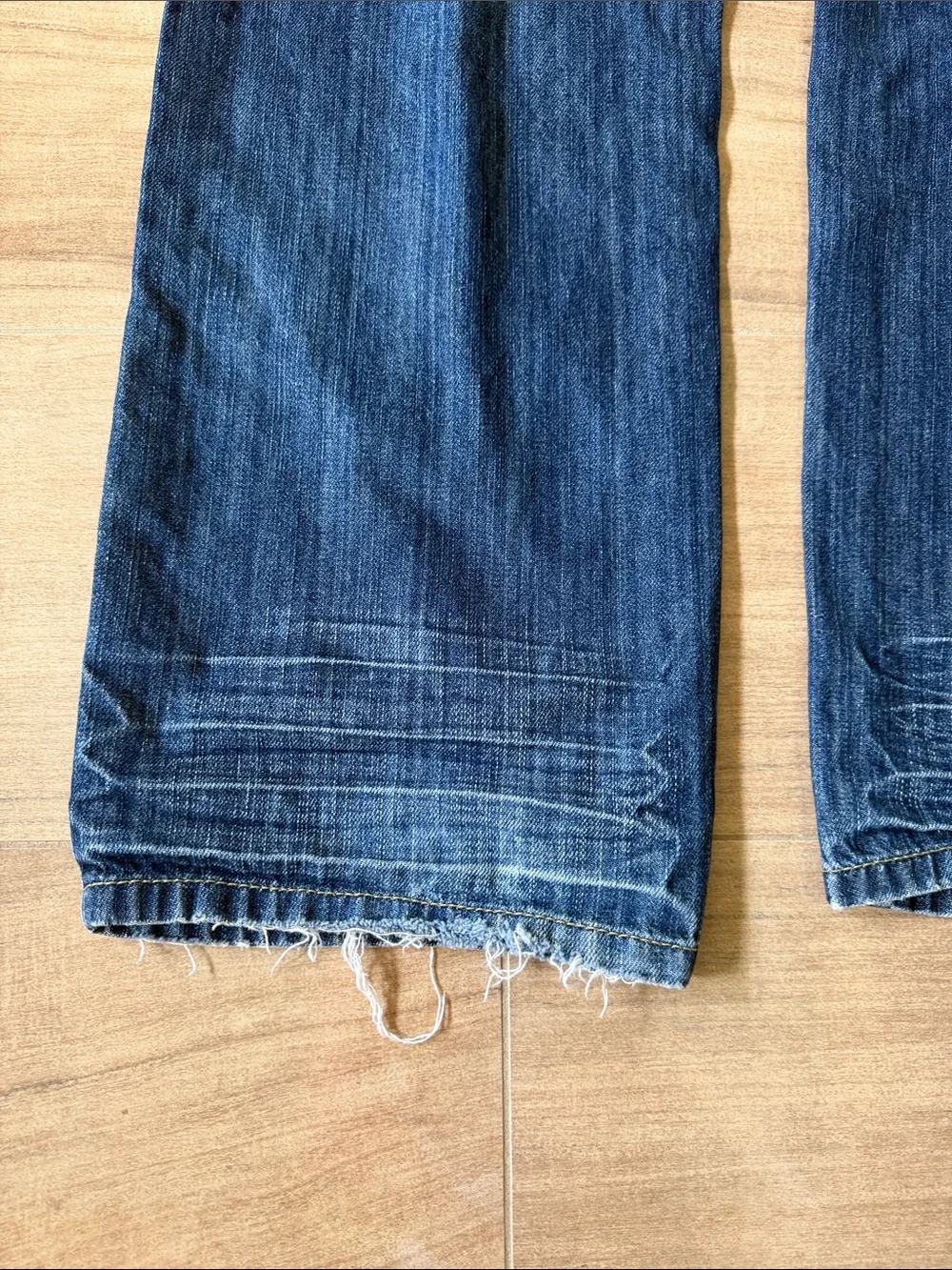 Kenneth Cole Dark Blue Straight Leg Denim Jeans